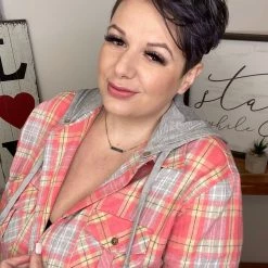 Iris & Rainbow Boutique New Arrivals #L933 I Gotta A Feeling Hoodie (Coral)