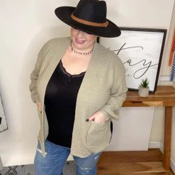 Iris & Rainbow Boutique #L642 Pretty World Cardigan (Mocha) New Arrivals