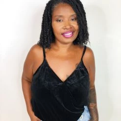 Iris & Rainbow Boutique #K758 Wrapped In Velour Bodysuit