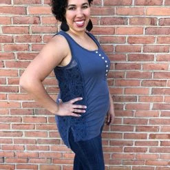 Iris & Rainbow Boutique #J72 Moonlight Lace POL Top New Arrivals