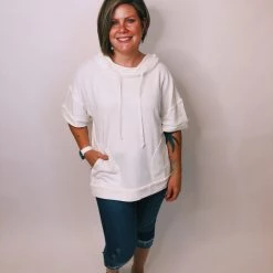 Iris & Rainbow Boutique New Arrivals #K300 The Promise Of Tomorrow Top (CREAM)