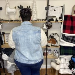 Iris & Rainbow Boutique #H134 Denim Sweater POL Jacket New Arrivals