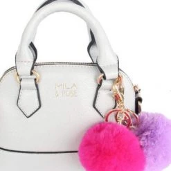 Iris & Rainbow Boutique #114 Pom Pom Keychains New Arrivals