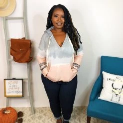 Iris & Rainbow Boutique New Arrivals #K833 POL Moroccan Java Knit Top (Pink)