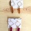 Iris & Rainbow Boutique #756 Triangle Dangle Stone Earrings New Arrivals