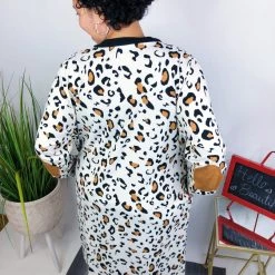 Iris & Rainbow Boutique #X400 Animal Print Cardigan