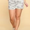 Iris & Rainbow Boutique #256 Sina's Camo Print Shorts New Arrivals