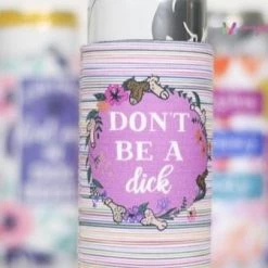 Iris & Rainbow Boutique #113 Funny Slim Can Coolers