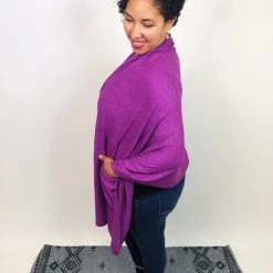Iris & Rainbow Boutique #K735 Going Steady Pocket Scarf (Magenta)