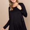 Iris & Rainbow Boutique New Arrivals #463 Strolling Downtown Top (black)