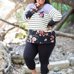 Boutique Simplified New Arrivals Fantasmic Colorblock Top