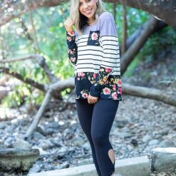 Boutique Simplified New Arrivals Fantasmic Colorblock Top