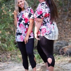 Boutique Simplified Time For Change Ruffled Lace Top