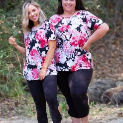 Boutique Simplified Time For Change Ruffled Lace Top