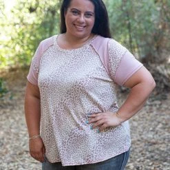 Boutique Simplified Caught In The Wild Short Sleeve Top New Arrivals