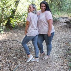 Boutique Simplified Caught In The Wild Short Sleeve Top New Arrivals