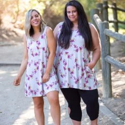 Boutique Simplified Burgundy Delight Swing Dress New Arrivals