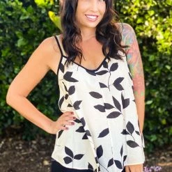 Boutique Simplified Leaf Me Be Tank New Arrivals 16 Boutique Simplified Leaf Me Be Tank New Arrivals
