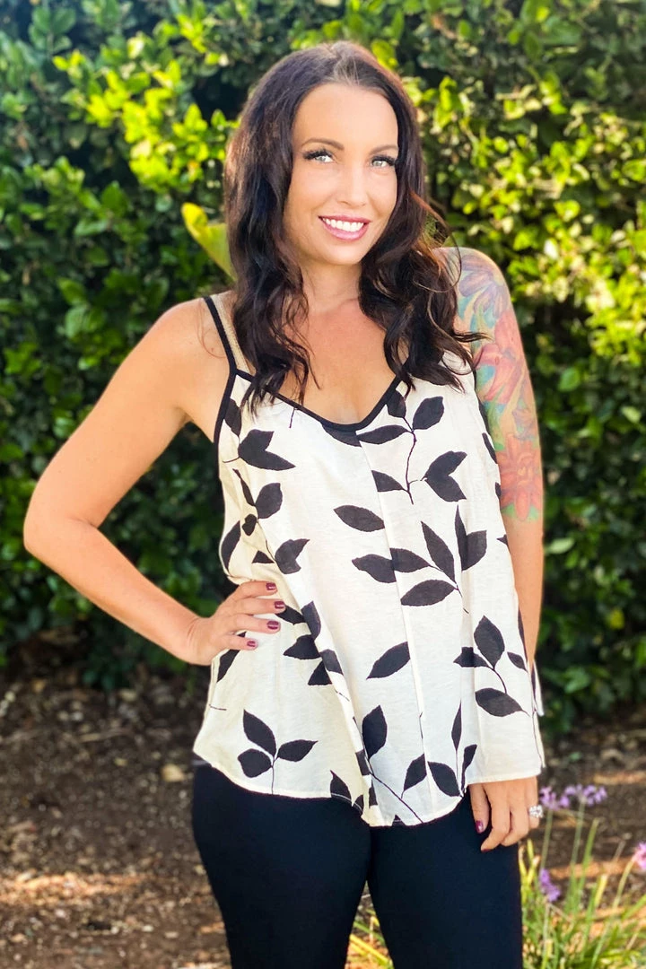 Boutique Simplified Leaf Me Be Tank New Arrivals 9 Boutique Simplified Leaf Me Be Tank New Arrivals