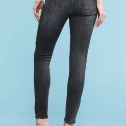 Iris & Rainbow Boutique #352 Hailey's Dark Grey Judy Blue Skinny Jeans New Arrivals