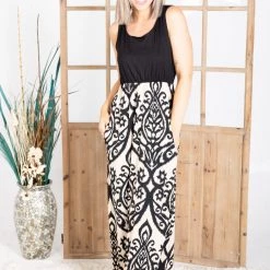 Boutique Simplified New Arrivals Damask You Out - Maxi