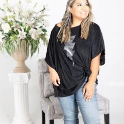 Boutique Simplified Thunderstruck Boxy Tee