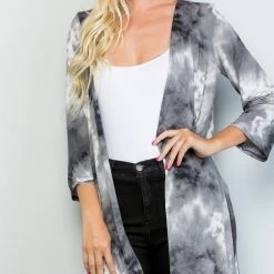 Boutique Simplified Faded To Perfection Kimono Cardigan