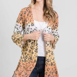 Boutique Simplified Autumn Sunset Cardigan New Arrivals