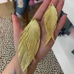 Iris & Rainbow Boutique New Arrivals #L898 Handmade Earrings Large (Champagne)