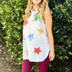 Boutique Simplified New Arrivals Twinkle In Your Eye Tank Hoodie